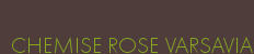 CHEMISE ROSE VARSAVIA