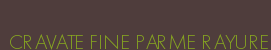 CRAVATE FINE PARME RAYURE