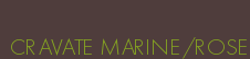 CRAVATE MARINE/ROSE