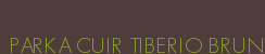 PARKA CUIR TIBERIO BRUN