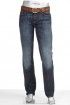 SLIM FIT DENIM FONCE