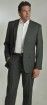 COSTUME FINE RAYURE GRISE