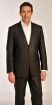 COSTUME CINTRE BRUN LAINE ET SOIE