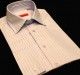CHEMISE BLEU A RAYURE TON SUR TON