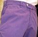 PANTALON COTON DELAVE VIOLET