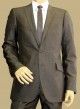 SUIT BROWN WOOL AND SILK