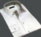 CHEMISE BLANCHE SATINE CINTRE