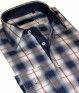 CHEMISE CINTREE A CARREAUX BLEU
