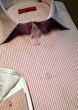CHEMISE DUKE RAYURE ROSE
