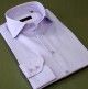 CHEMISE COL ITALIEN TWILL LILAS