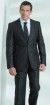COSTUME CINTRE NOIR CAVIAR LAINE ET SOIE