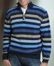 pull camionneur laine 29 bleu
