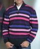 90 pink wool sweater trucker