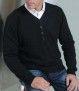 pull col tunisien 81 noir 100%cachemire