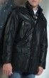 PARKA CUIR TIBERIO NOIR