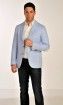 VESTE CHEVRON CIEL A COUDIERE